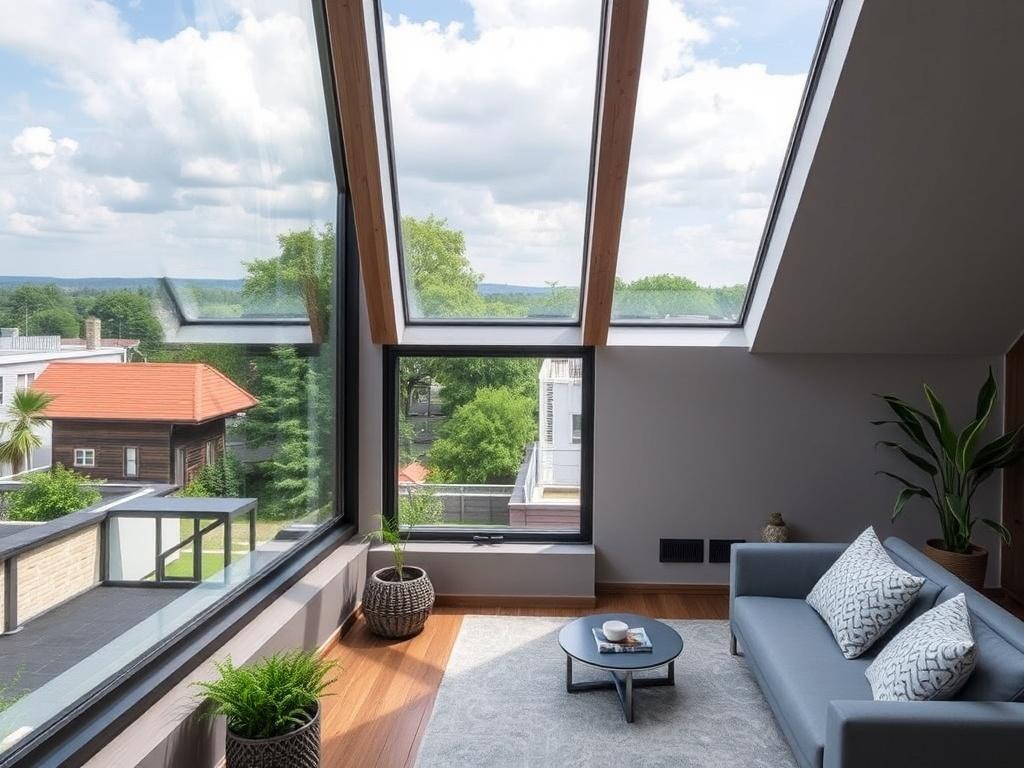 Лофт с панорамными окнами: плюсы и минусы. Экологический аспект