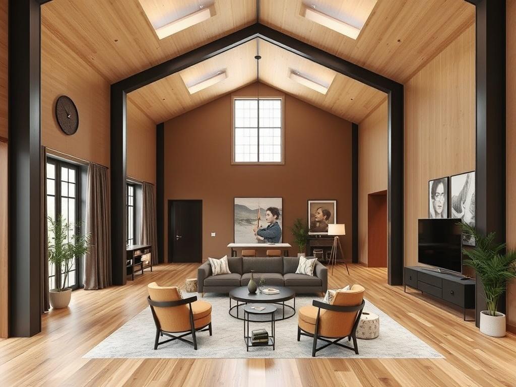 Идеи зонирования просторного лофта. Акустика и приватность