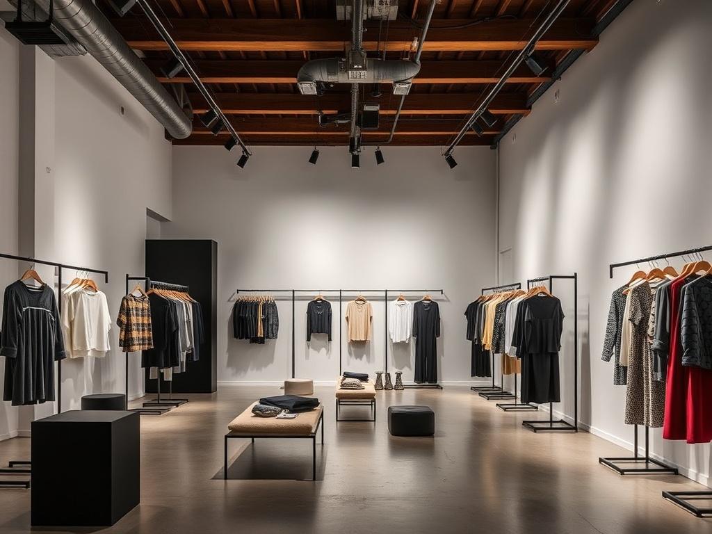 Лофт как выставочный зал для бренда одежды. Визуальный мерчендайзинг: сценарии подачи коллекции Лофт как выставочный зал для бренда одежды. Визуальный мерчендайзинг: сценарии подачи коллекции