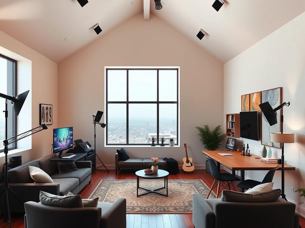 Лофт под стрим-студию и онлайн-трансляции: как превратить пространство в рабочую и креативную площадку