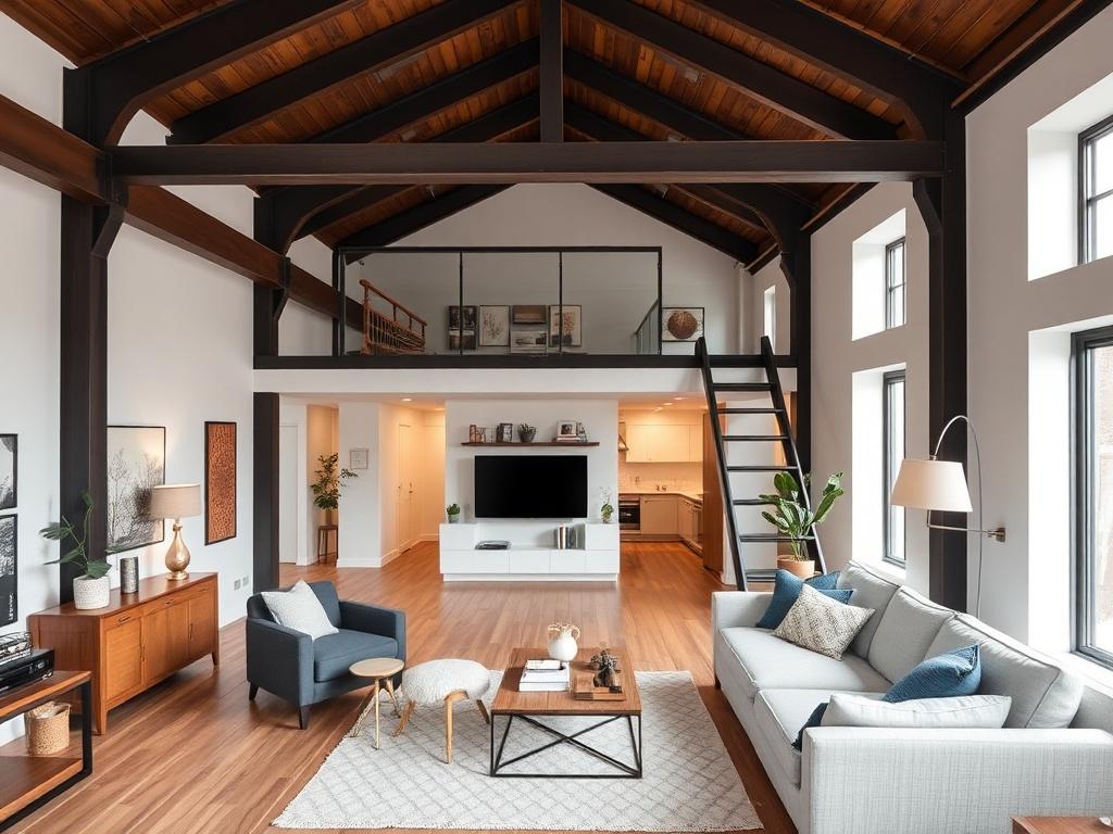 Лофт с возможностью проживания для пары. Советы по поиску вдохновения и профессионалов