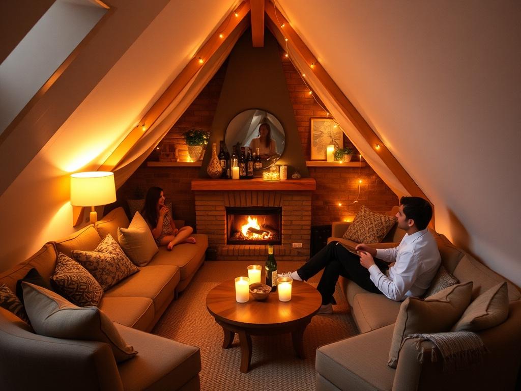 Лофт для уютной вечеринки с друзьями. Финальные идеи, чтобы вечер запомнился Лофт для уютной вечеринки с друзьями. Финальные идеи, чтобы вечер запомнился