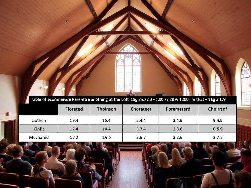 Лофт для спевок и хоровых репетиций. Таблица рекомендованных параметров для разных размеров хора Лофт для спевок и хоровых репетиций. Таблица рекомендованных параметров для разных размеров хора