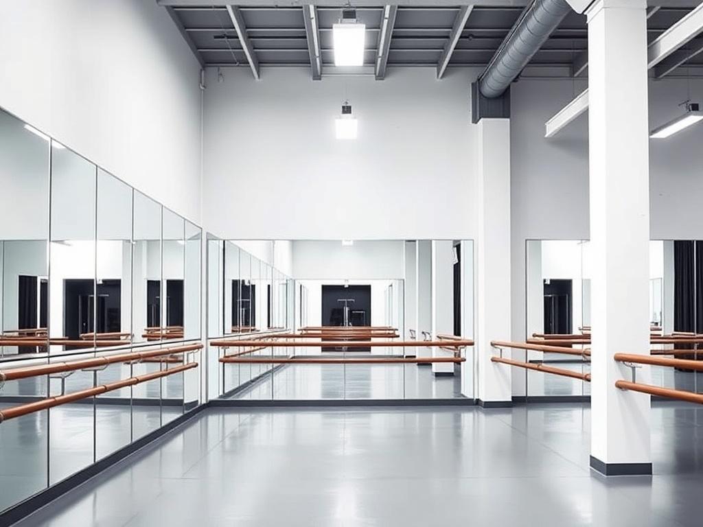 Лофт под танцевальную студию: зеркала и поручни. Поручни (барре) — функции и виды