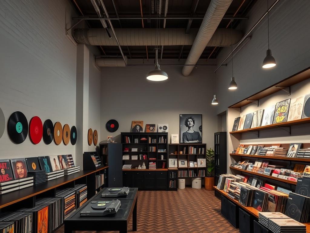 Лофт под магазин винила и дизайнерских вещей. Выбор локации и планировка пространства Лофт под магазин винила и дизайнерских вещей. Выбор локации и планировка пространства