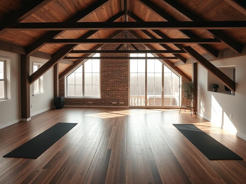Лофт под йога-студию: акустика и напольное покрытие — как создать пространство, в котором хочется задержаться