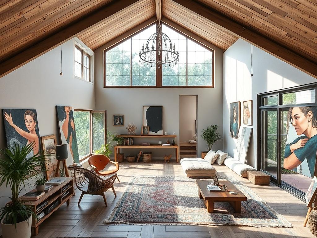 Лофт для арт-резиденции и творческого уединения: как сделать пространство, которое вдохновляет