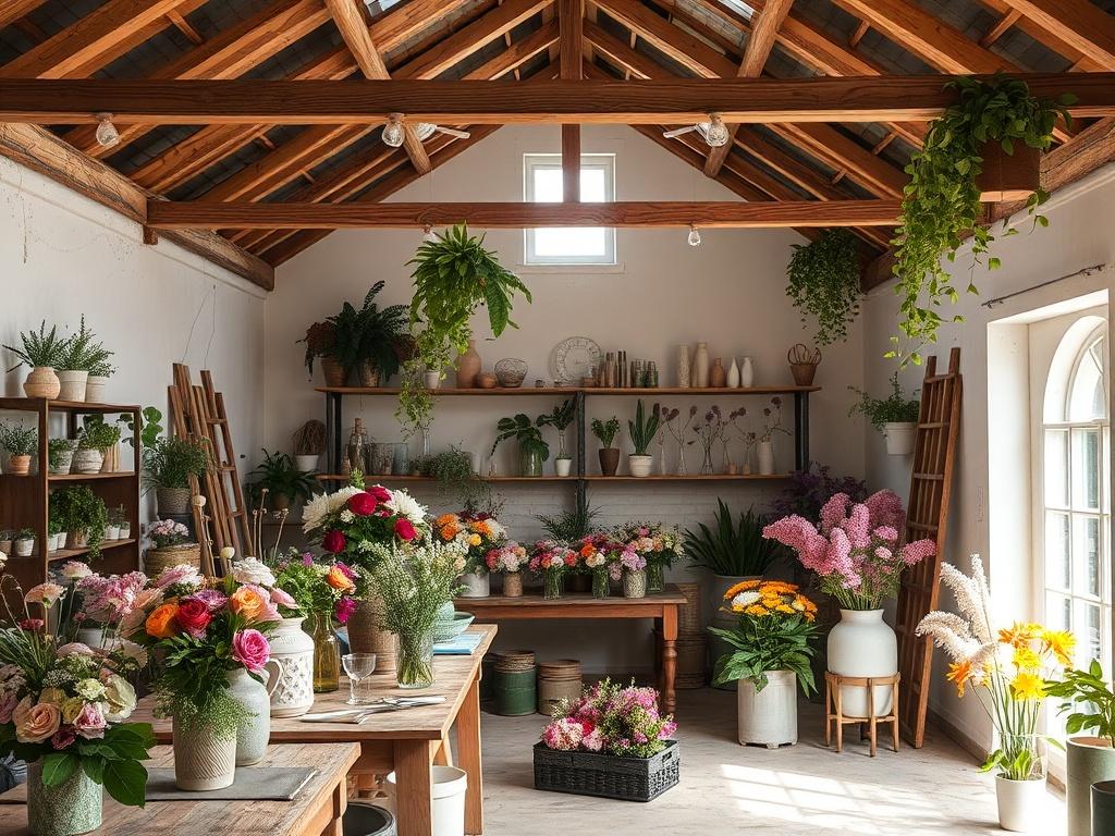 Лофт под флористическую мастерскую. Климат-контроль и влажность: как сохранить свежесть