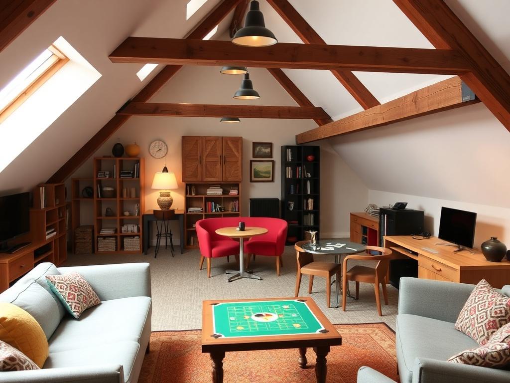 Лофт для проведения квизов и настольных игр. Мебель, хранение и рабочие поверхности Лофт для проведения квизов и настольных игр. Мебель, хранение и рабочие поверхности