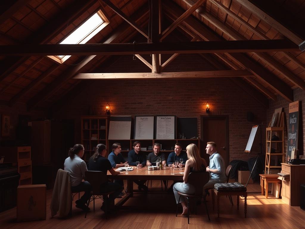 Лофт для ролевых игр и театральных репетиций. Организация репетиций: расписание, роли и коммуникация Лофт для ролевых игр и театральных репетиций. Организация репетиций: расписание, роли и коммуникация