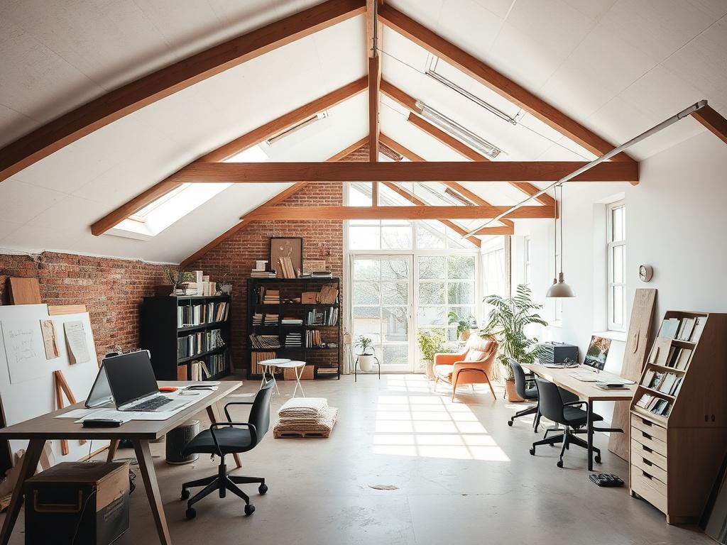 Лофт под архитектурное бюро или дизайн-студию. Организация работы и логистика