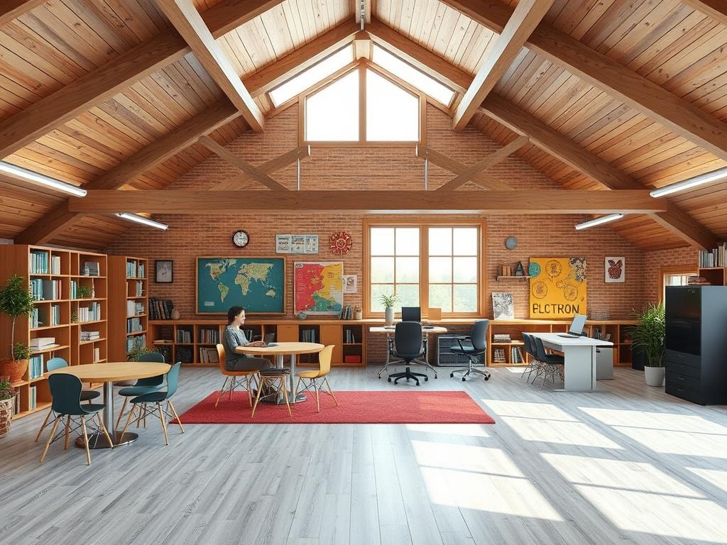 Лофт для образовательного интенсива: как создать пространство, которое учит и вдохновляет