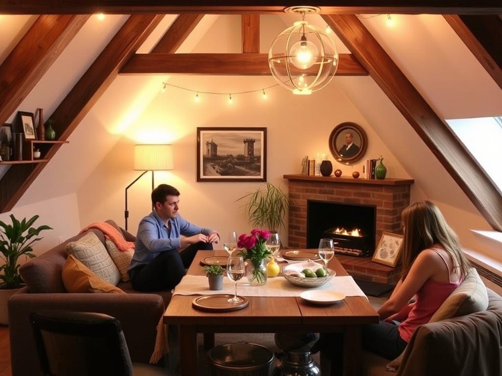 Лофт для уютной вечеринки с друзьями. Уборка после: быстрые и эффективные приемы Лофт для уютной вечеринки с друзьями. Уборка после: быстрые и эффективные приемы