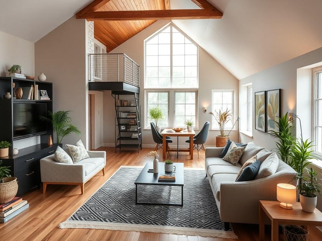 Лофт с возможностью проживания для пары. Планировка и зонирование: как сохранить простор и создать приватность