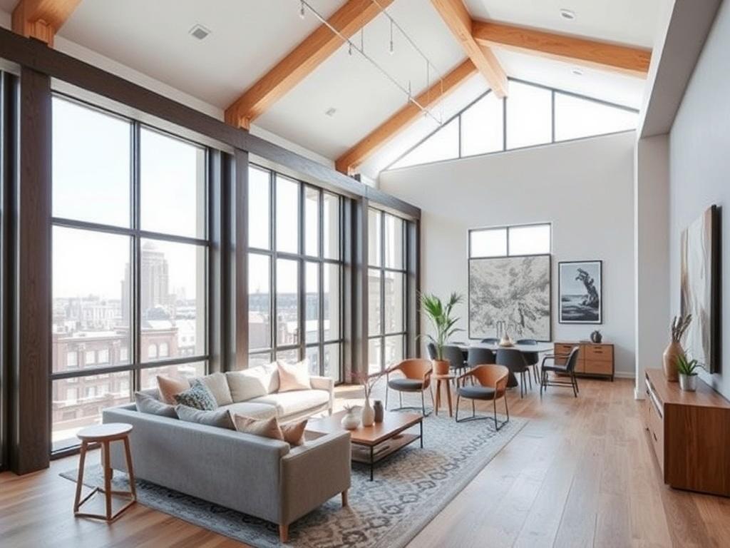Идеи зонирования просторного лофта: как разделить пространство без стен и сохранить характер