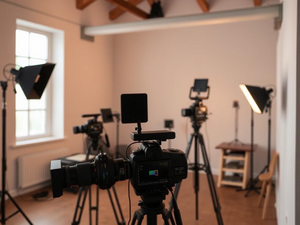 Лофт для кастинга актеров и моделей. Техническое оснащение: камеры, звук, запись Лофт для кастинга актеров и моделей. Техническое оснащение: камеры, звук, запись