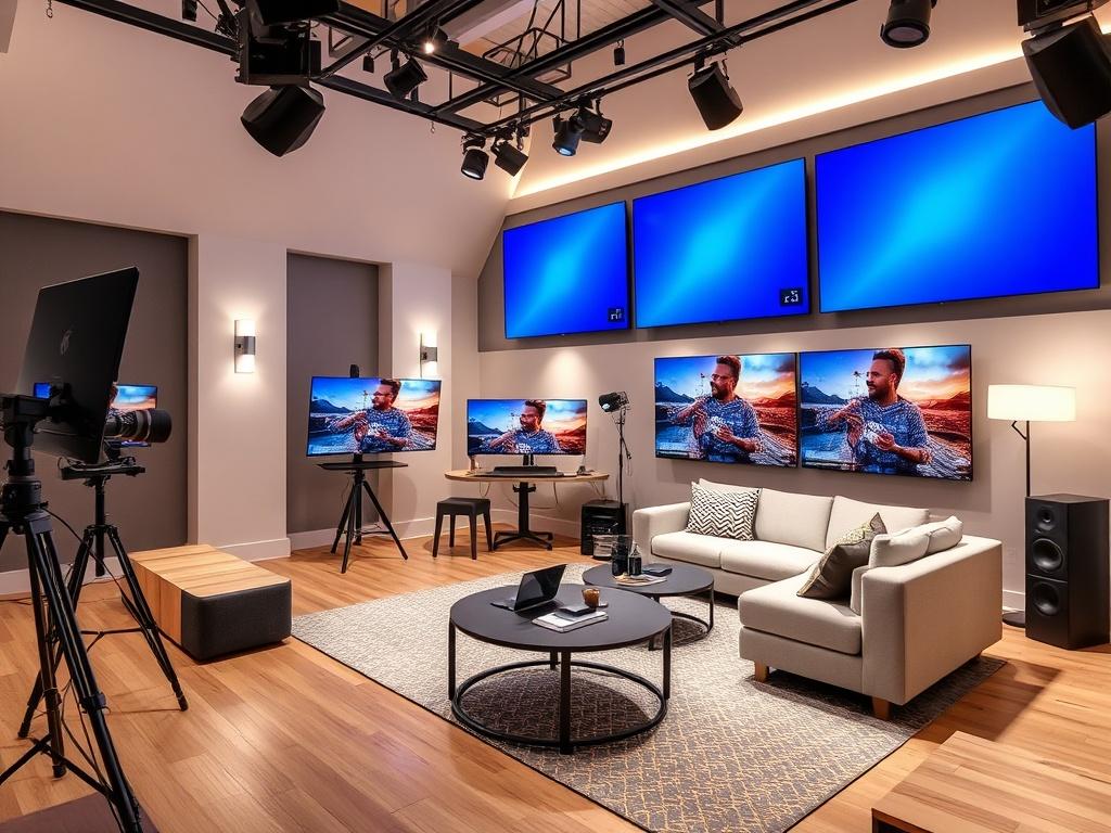 Лофт под стрим-студию и онлайн-трансляции. Гибкость использования: не только стримы Лофт под стрим-студию и онлайн-трансляции. Гибкость использования: не только стримы