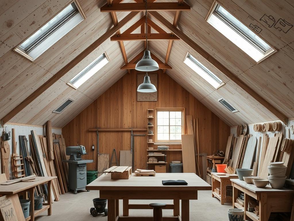 Лофт под столярную мастерскую или керамику. Безопасность: защита здоровья и техники