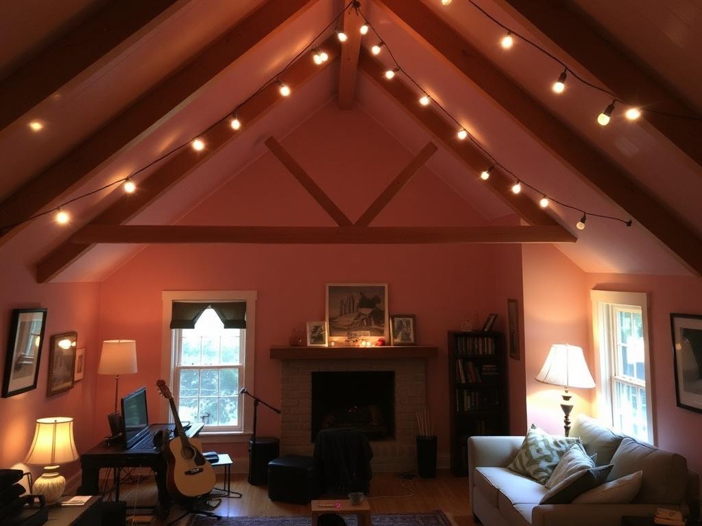 Лофт для квартирника и домашнего концерта. Освещение и создание атмосферы Лофт для квартирника и домашнего концерта. Освещение и создание атмосферы